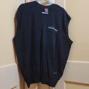 Nike NFL Jaguars Black Knit Embroidered Team Sweater Vest Men’s Size XL